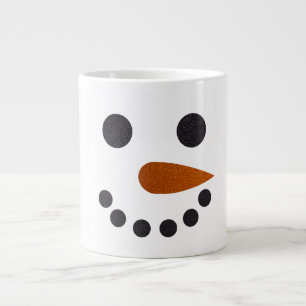 Schneemann-Tasse für Kaffee oder Hot-Chocolate-Ges Jumbo-Tasse