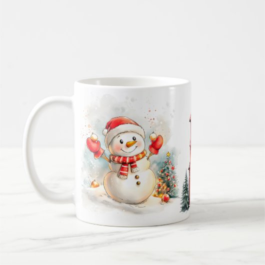 Schneemann-Tasse Kaffeetasse (Links)