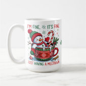 Schneemann-Tasse Kaffeetasse (Links)