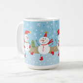 Schneemann-Tasse Kaffeetasse (Vorderseite Links)