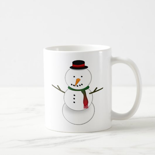 Schneemann-Tasse Kaffeetasse (Rechts)