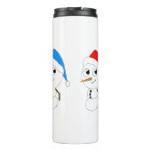 Schneemann Thermosbecher (Rückseite)