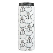 Schneemann Thermosbecher (Rückseite)