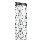 Schneemann Thermosbecher (Nach rechts gedreht)