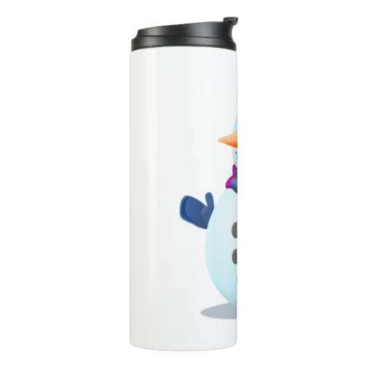 Schneemann Thermosbecher (Nach links gedreht)