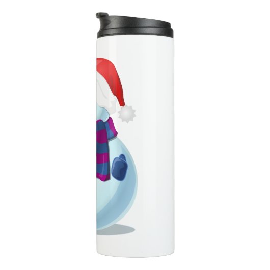 Schneemann Thermosbecher (Nach rechts gedreht)