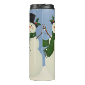 Schneemann Thermosbecher (Rückseite)