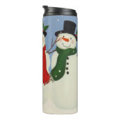 Schneemann Thermosbecher (Nach rechts gedreht)