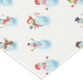 Schneemann Tischdecke (Schrägansicht)