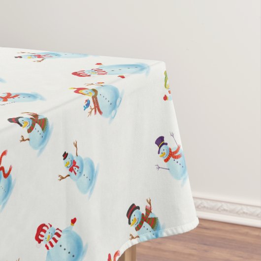 Schneemann Tischdecke (Beispiel)