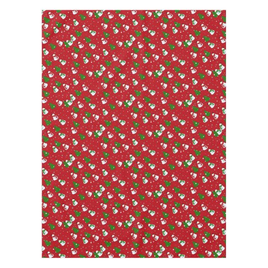 Schneemann Tischdecke (Vorderseite)