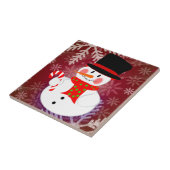 Schneemann u. Candycane Fliese (Seite)