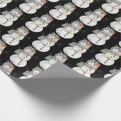 SCHNEEMANN ÜBERALL GESCHENKPAPIER (Ecke)
