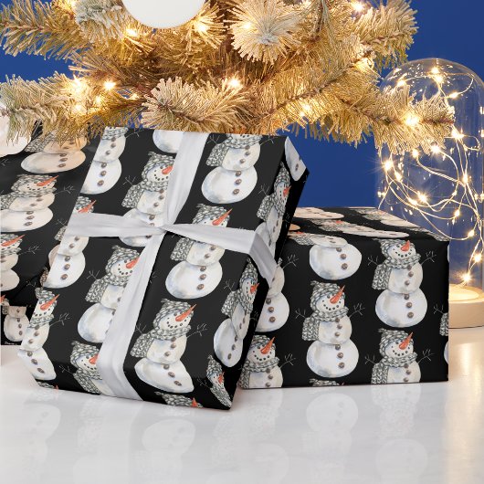 SCHNEEMANN ÜBERALL GESCHENKPAPIER