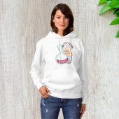Schneemann überprüft die Temperatur Hoodie