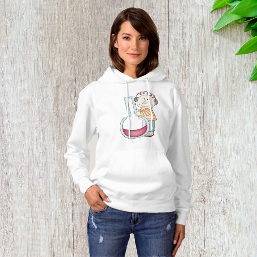 Schneemann überprüft die Temperatur Hoodie