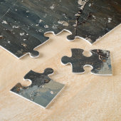 Schneemann und ein Kardinal Ölgemälde Puzzle (Seite)