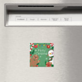 Schneemann und Lebkuchenmann Magnet (In Situ (Geschirrspüler))