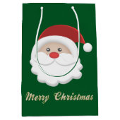 Schneemann und Weihnachten Mittlere Geschenktüte (Vorderseite)