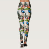 Schneemann und Weihnachtsbaum Leggings (Rückseite)
