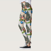 Schneemann und Weihnachtsbaum Leggings (Links)