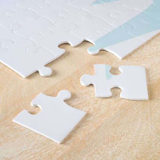 Schneemann und Weihnachtsbaum Puzzle (Seite)