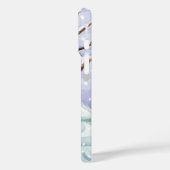 Schneemann- und Winterlandschaft Case-Mate iPhone Hülle (Rückseite / Links)