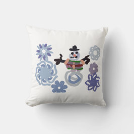 Schneemann warm kissen