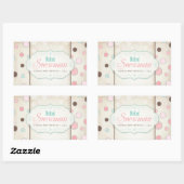 Schneemann-Wasserflaschen-Etikett Rechteckiger Aufkleber (Blatt)