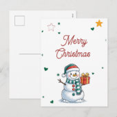 Schneemann Weihnachten (Vorne/Hinten)