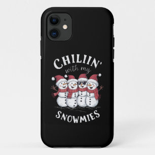 Schneemann Weihnachten Chillen Mit Meinen Schneefr Case-Mate iPhone Hülle