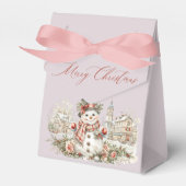 Schneemann Weihnachten Geschenkschachtel (Vorderseite)