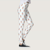 Schneemann, Weihnachten Leggings (Rechts)