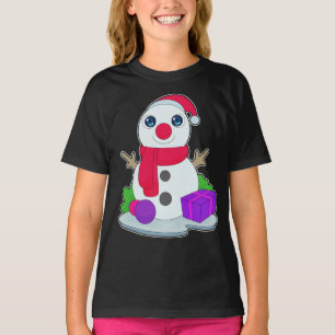 Schneemann-Weihnachtspaket T-Shirt