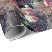 Schneemann-Weihnachtsverpackungspapier Geschenkpapier (Rolleneckpunkt)
