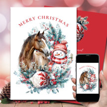 Schneemann Weihnachtswasserfarbe elegant