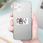 Schneemann Winter Aufkleber (Telefon)