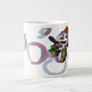 Schneemann Winter Eis Spaß Jumbo-Tasse