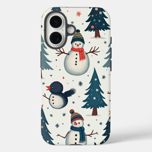 Schneemann Winter iPhone Fälle Case-Mate iPhone Hülle (Rückseite)
