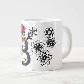 Schneemann Winter Jumbo-Tasse (Vorderseite Rechts)