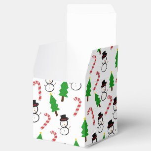 Schneemann Zuckerstange Weihnachtsbaum Geschenkschachtel