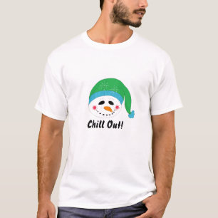 Schneemann zum Chillen T-Shirt