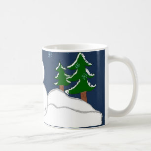 Schneemann zum Zusammenbauen Kaffeetasse