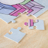 Schneemännchen auf Geschenken Puzzle (Seite)