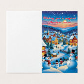 Schneemänner (Außenseite Aufgefaltet)