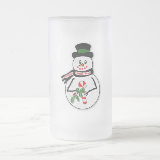 Schneemänner auf eisiger 16 Unze. Tasse (Mittel)