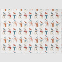 Schneemänner aus Whimsikfisch-Cartoon