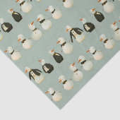 Schneemänner aus Whimsikfischen mit Smoking Seidenpapier (Ausschnitt)