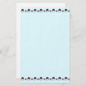 Schneemänner Briefpapier (Vorne/Hinten)