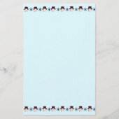Schneemänner Briefpapier (Vorderseite)